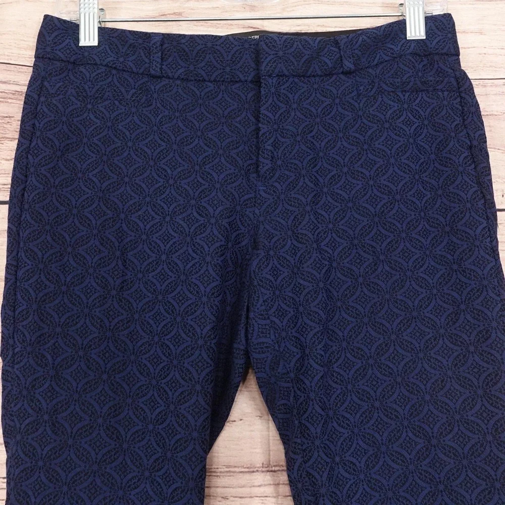 Banana Republic Pants Womens 2P Blue Sloan Ponte Crop Dress Pants Stretch 29x24‎